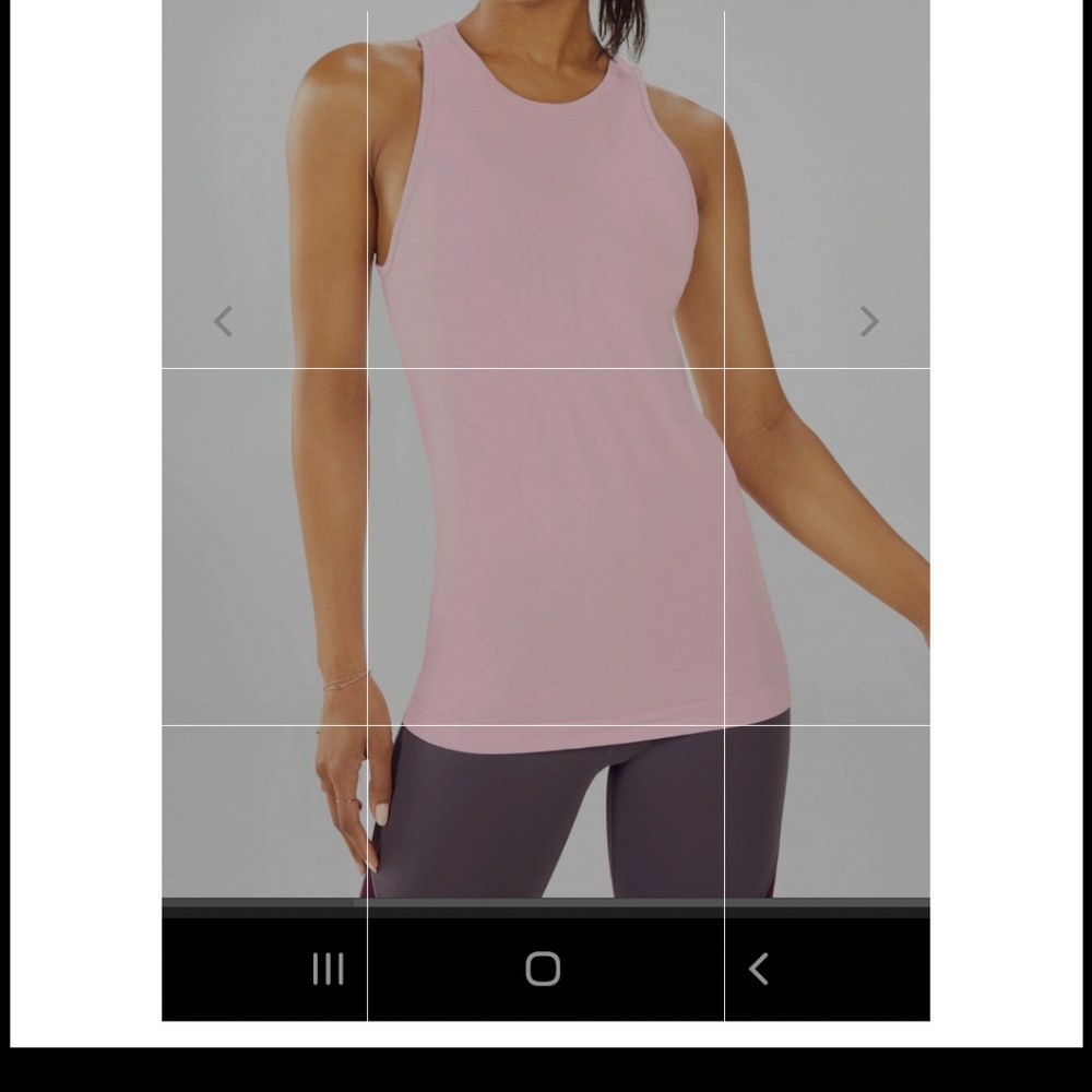 Fabletics summer scrunched tank top